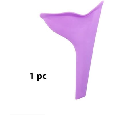 Couleur violet 1 pièce Urinoir pour femmes, voyage en plein air, Camping, urinoir Portable pour femmes, Silicone s