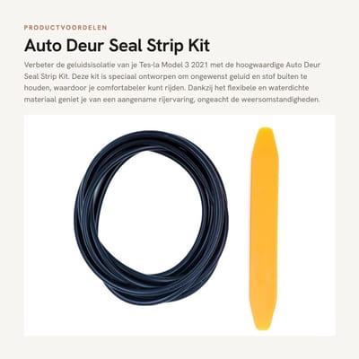 Dailygoods- Deurstrip Geluiddicht - Afdichting - Weerstrip - Waterdicht - Stofdicht - Flexibel Materiaal - Geluidsisolatie