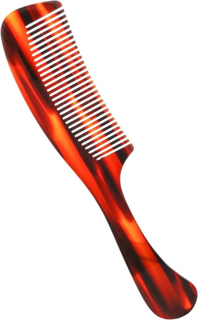 Puntkam - Haarkam Kapperskam - Haar Stylen - Brede Tanden - 18.5 cm - Bruin