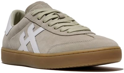FitFlop FitFlop The Dash Mens T-Toe Suede Sneakers GROEN - Maat 43