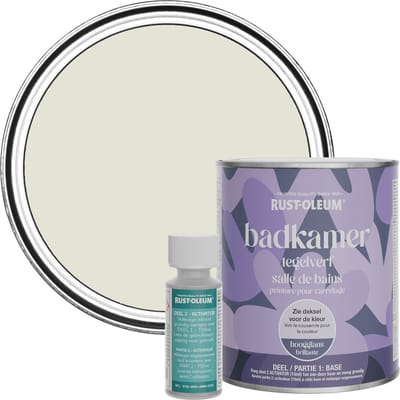 Rust-Oleum Beige Badkamer Tegelverf Hoogglans - Portlandse Steen 750ml
