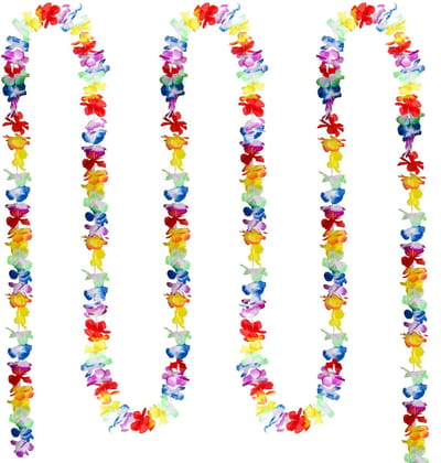douyif Hawaiiaanse tropische bloemenslinger, hibiscus bloemenslinger, Hawaïaanse Lei slinger voor Oktoberfest, Luau Beach, Tiki, Aloha, Pasen, carnaval, feest, 30 meter