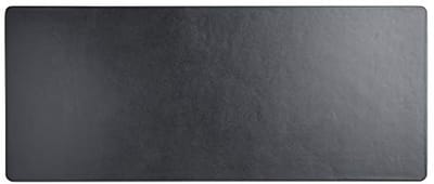 Bureau Pad Mat voor Muis en Toetsenbord van Top-Grain Leer, Zwart 30 x 12,5 x 0,31