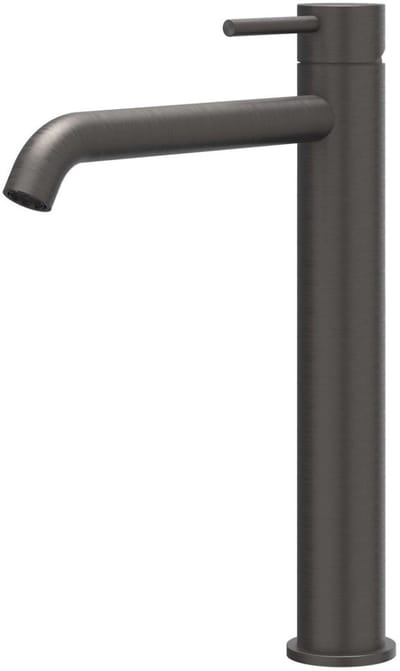 IVY Concord Eenhendel wastafelmengkraan opbouw model L, coldstart RVS316 geborsteld carbon black PVD