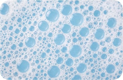 WC mat 60x40 cm - Antislip - Schuim - Bubbels - Blauw - Toiletmat - Vloermat - Douchemat - Toilet tapijt - Toiletmatten
