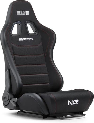 Next Level Racing - ERS5 Elite Racing Stoel - Verstelbare Rugleuning - PU Leer & Suede - Zwart
