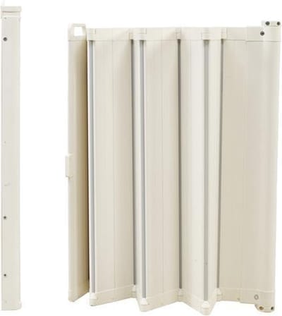 BabyDan Guard Me Traphekje - 55 - 92 cm - Schroefbevestiging - Harmonica - Creme Wit