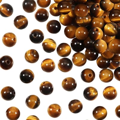 Natuurlijke Gele Tiger Eye Kralen 25 Stuks 12mm Ronde Loose Beads voor Sieraden Maken, Armbanden en Kettingen