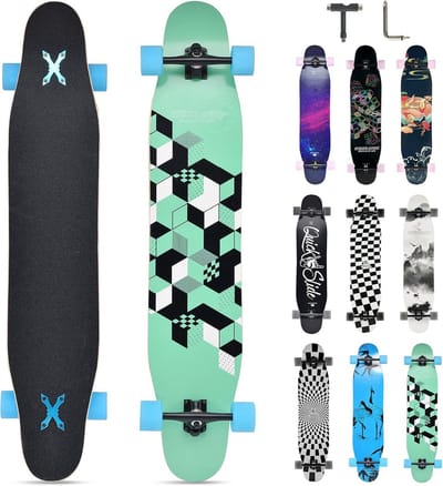 Complete Skateboard Houten Deck met Sterke Trucks voor Beginners en Gevorderden