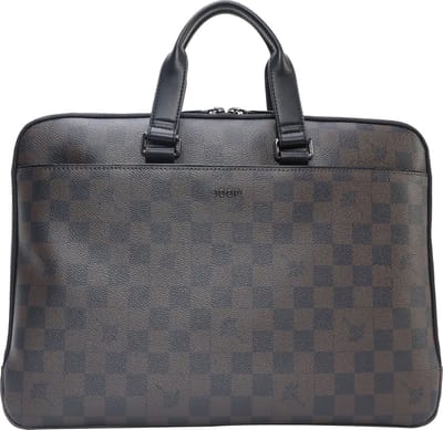 JOOP! Laptop hoes Laptoptas met laptopvak Cortina Piazza Janus Sleeve SHZ Seal Brown Donkerbruin