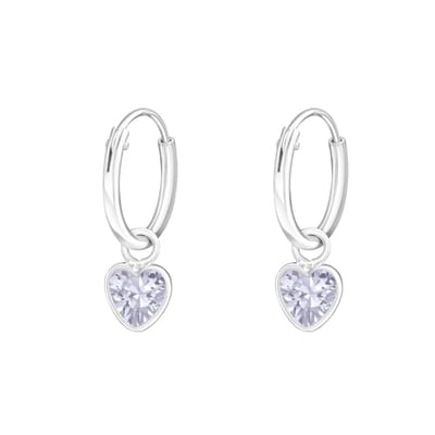 Montebello Oorbellen Adel Lavender - 925 Zilver E-Coating - Hart - ∅10mm