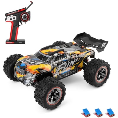 Wltoys 184008-B Afstandsbediening Auto 2.4GHz 1/18 All Terrain Afstandsbediening Truck 60KM/H Hoge Snelheid 3 battery