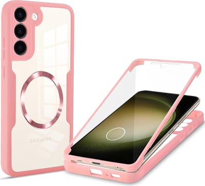 Hoesje geschikt voor Samsung Galaxy S23 Plus - Techsuit ColorVerse 360 Case met Screenprotector - Geschikt voor MagSafe - Roze