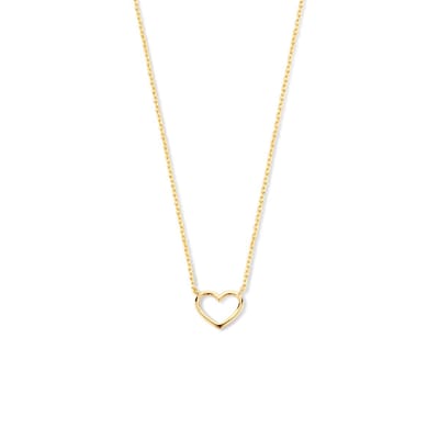 Collier Hart 0,8 Mm 40 - 42 - 44 Cm 14K Geelgoud