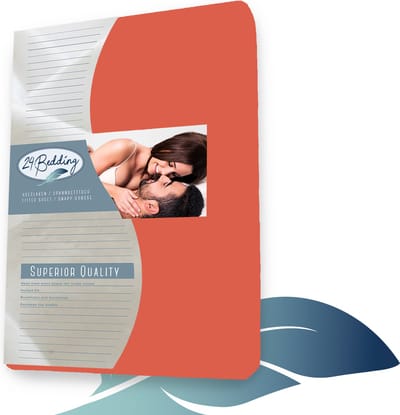 24-Bedding - Hoeslaken - Dubbel Jersey - 100% katoen - 90x200 cm - 30 cm - Terra - Extra zware kwaliteit 200 gr/m2