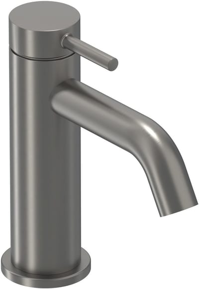 IVY Bond Eenhendel wastafelmengkraan opbouw model S, coldstart Geborsteld metal black PVD