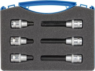 SW stalen binnenzeskant doppenset 1/2, S5117
