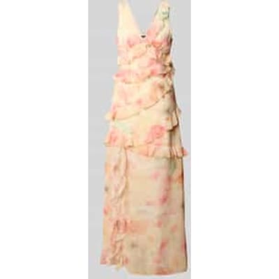 maxi-jurk met ruches