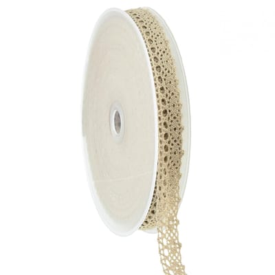 Decoratief lint kant beige decoratief lint B16mm L20m