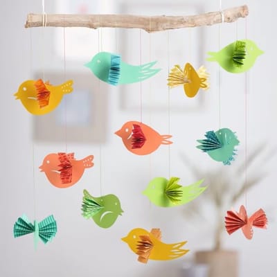 Haba knutselset vouwen vogeltjes creatief speelgoed voor kinderen.