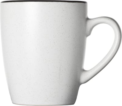 Cosy & Trendy Mok Speckle Wit – 360 ml – Bevat 1 mok – Witte aardewerk met speckle effect – Vaatwasser- en Magnetronbestendig