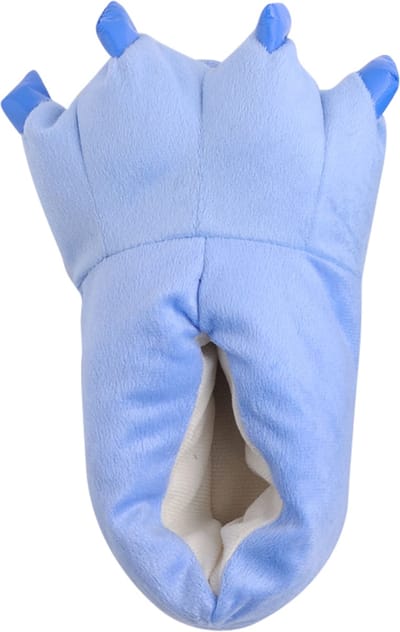 Dino Sloffen Blauw - Maat 33-37 Comfortabele Dieren Pantoffels - SnugSquad - Kinderen & Volwassen - Unisex - Geschikt voor schoenmaat 33 t/m 37