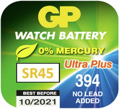 GP Batteries Silver Oxide Cell 394 Wegwerpbatterij SR45 Zilver-oxide (S)
