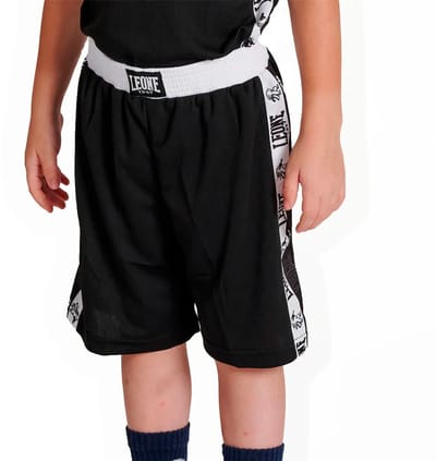 Leone1947 Iconic Korte Broek Zwart XL Kinderen