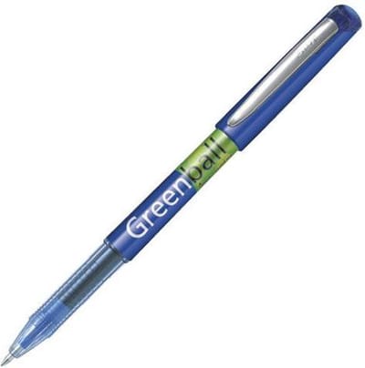 Rollerpen PILOT Greenball Begreen medium blauw | 10 stuks