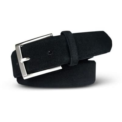 Meyer Riem Suède Uni Color Zwart / male