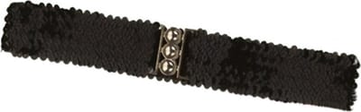 Rubie's Riem Met Pailletten Dames 60 Cm Zwart