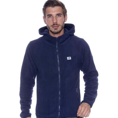 Fleece Jack Leone 1947 Man Hoody Zipped Polar Fleece