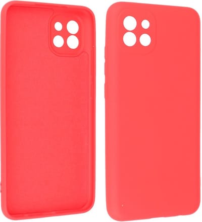 Hoesje Geschikt voor de Samsung Galaxy A03 - Fashion Color Backcover Telefoonhoesje - Rood