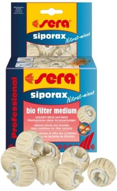 Sera Siporax nitrat-minus filtermedium aquarium