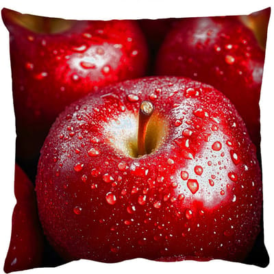 Sierkussens - Kussentjes Woonkamer - 50x50 cm - Rood - Appels - Fruit