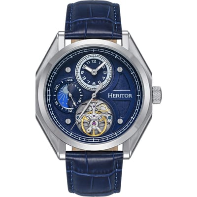 Heritor Automatic Antoni Horloge met Leren Band