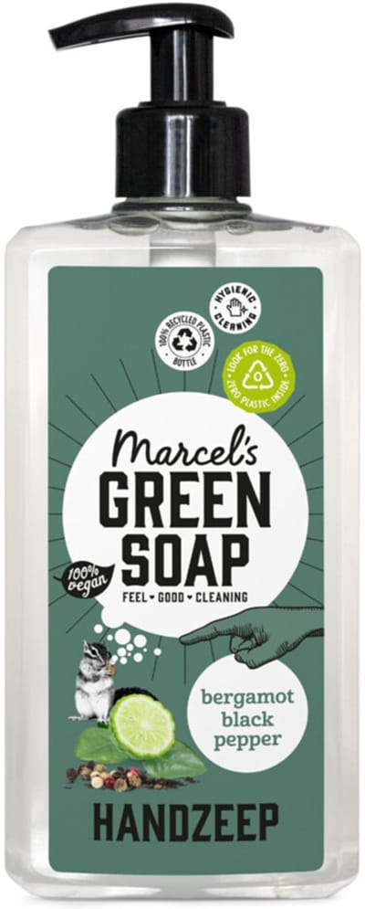 Marcel's Green Soap Handzeep Bergamot & Black Pepper - 500 ml