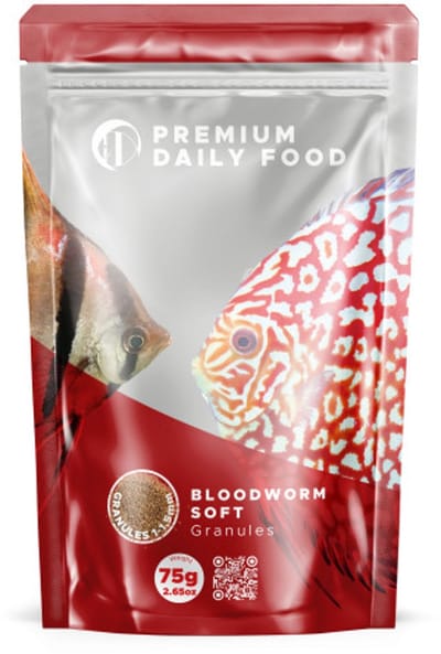 Premium Daily Food - Bloodworm Soft Granules 75 gram