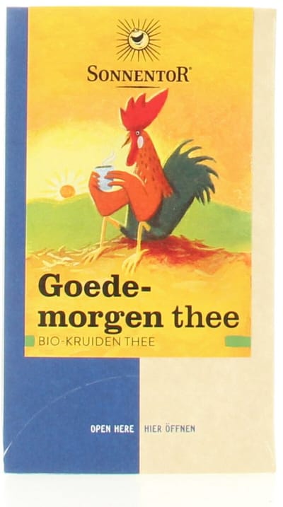 Sonnentor Goedemorgen thee bio 18 Zakjes
