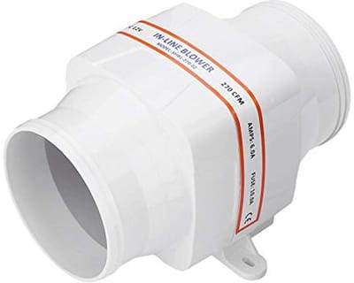 100 mm Luchtventilator - Stil en Krachtig voor Jachten, Gebouwen en Caravans