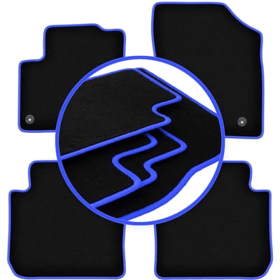 CARLUX-BLAUW automatten voor: Citroen C3 Picasso minivan (2008-2017)