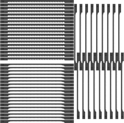 54 decoupeerzaagbladen met pen 76,2 mm voor hard- en zacht hout kunststof koper 15/18/24 TPI
