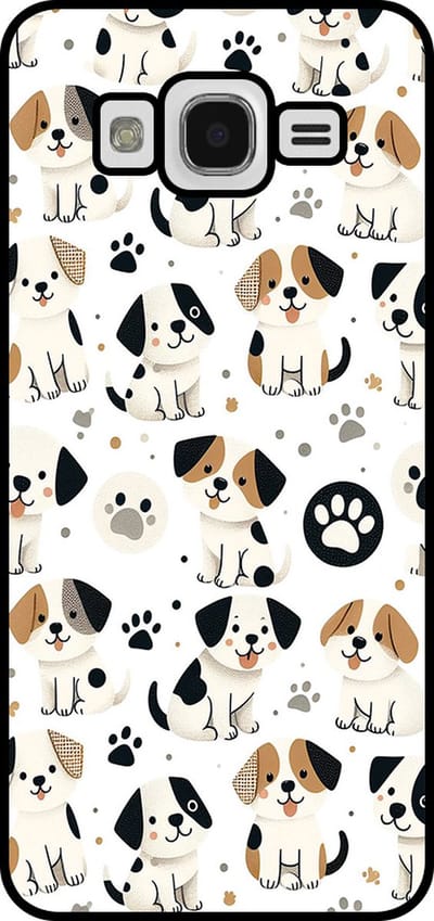 Smartphonica Telefoonhoesje Geschikt voor Samsung Galaxy J5 2015 met honden opdruk - TPU backcover case dog design geschikt voor Samsung Galaxy J5 2015