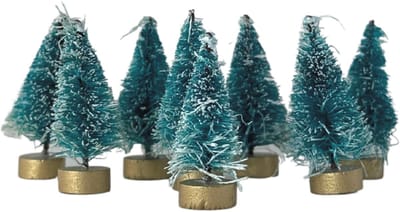 3BMT Mini Kerstboompjes - 8 Stuks - 4 Centimeter