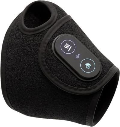 Verwarmde polsbandage - Handmassage apparaat - Ontspanning na werk - Oplaadbaar warmtecomfort - 20 x 15 x 5 cm - Rood