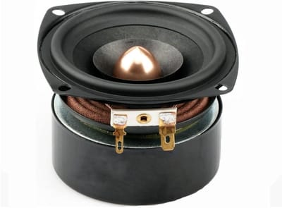 Full Range Speaker - Hifi Geluid - Muziek Luisteren - Krachtige Bas - 3 Inch - Zwart