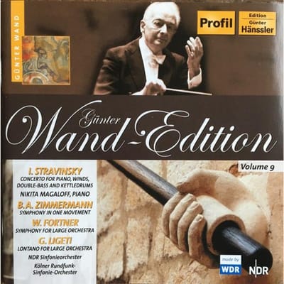 CD GUNTER WAND; NIKITA MAGALOFF - Stravinsky: Concert voor Piano en PH05042 Profil Edition 2006 Duitsland Klassiek Gebruikt white