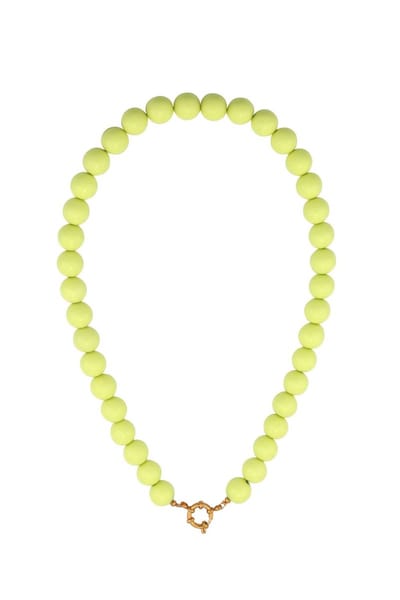 Bijoutheek Collier Kralen 12mm Statement Peak Green