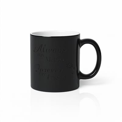 Altijd Mijn Moeder Voor Altijd Mijn Vriendin Black Magic Mug - Warmtegevoelige Kleurveranderende Tovermok - Verrassing voor Moederdag