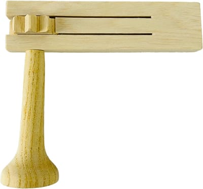 Houten Ratel - Muziek Speelgoed - Feest Geluid - Traditioneel Instrument - 15.6 cm